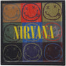 Nirvana - Unisex Distressed Smiley Blocks Standard Patch
