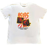 AC/DC - Unisex Back In Black Tour 1980 T-Shirt