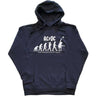 AC/DC - Unisex Evolution Of Rock Pullover Hoodie