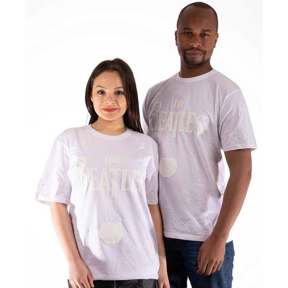 Maglietta Ufficiale The Beatles "Drop T" - 100% Cotone - Merchandising Con Licenza - Vari Taglie