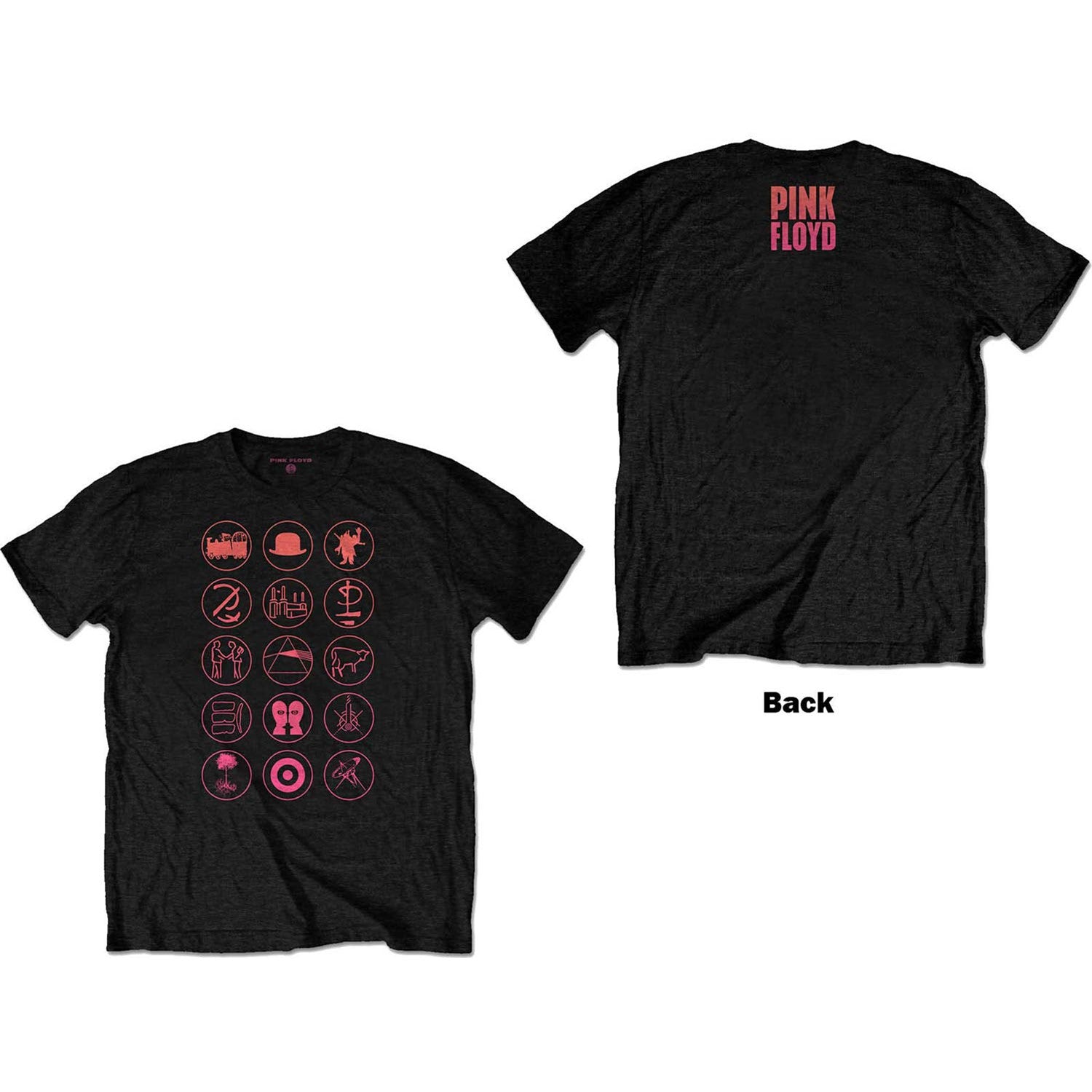pink floyd dress shirt Pink Floyd Dark Side of the Moon Short Sleeve Button Down Medium