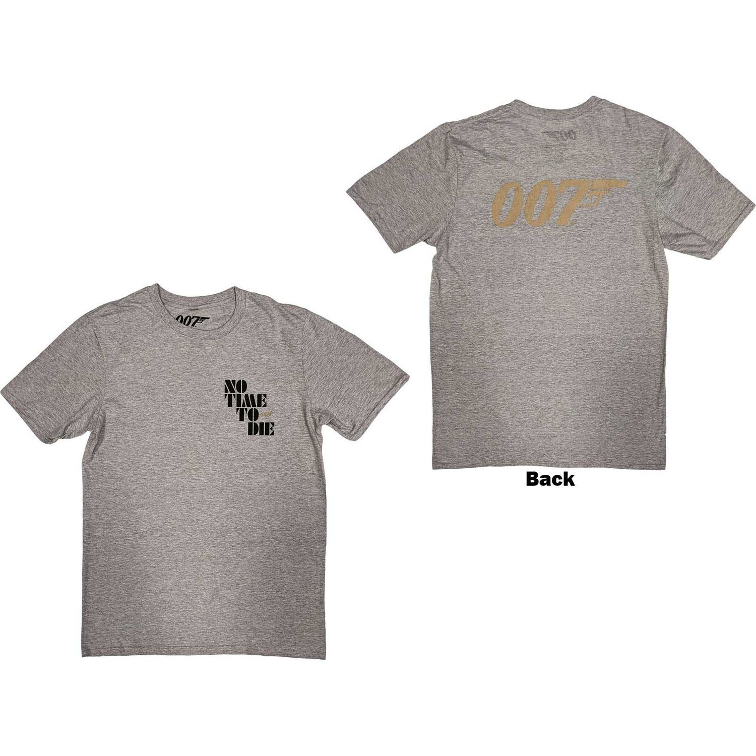 James Bond 007 Unisex No Time To Die Logo T-Shirt – Dress Code