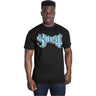 Ghost - Unisex Blue/Grey Keyline Logo T-Shirt