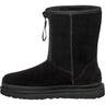 Ugg - Womens Classic Short Zipper Tape Logo Short Boots