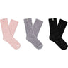 Ugg - Womens Leda Sparkle 3 Pack Socks