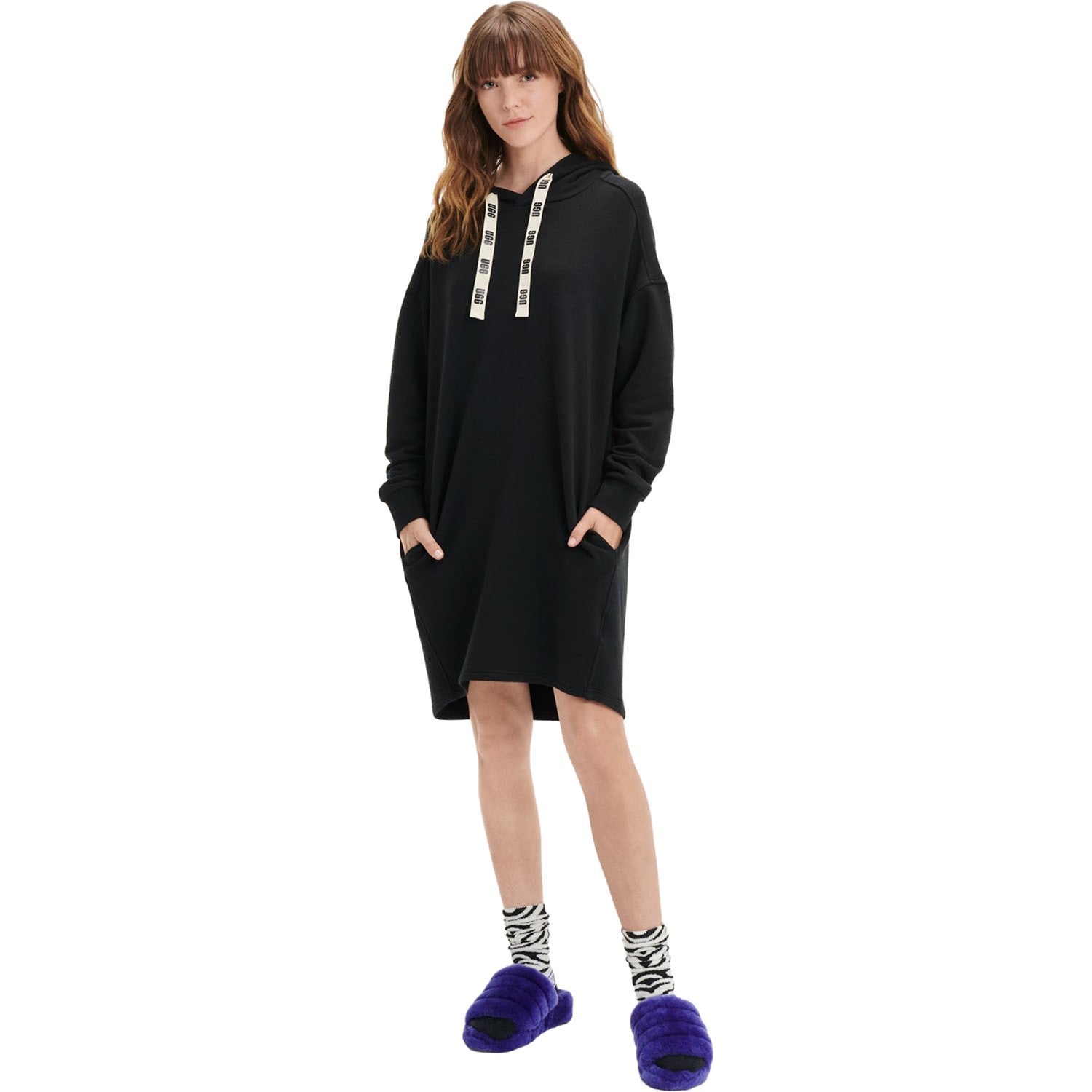 ugg knitted dress UGG Women's Aderyn Hoodie Dress - Clay Pink