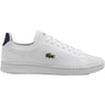Lacoste - Mens Carnaby Piquee Textile Heel Pop Sneakers
