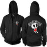 Subhumans - Mens Skull Zip Hoodie
