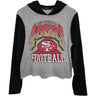 Junk Food - Womens 49Ers Block Crop Hood