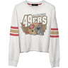 Junk Food - Womens 49Ers Kickoff Crop Crew Top