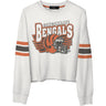 Junk Food - Womens Bengals Kickoff Crop Crew Top