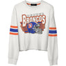 Junk Food - Womens Broncos Kickoff Crop Crew Top