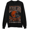 Junk Food - Unisex Browns Helmet Crew Fleece Top