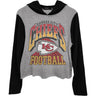 Junk Food - Womens Chiefs Block Crop Hood