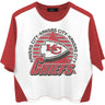 Junk Food - Womens Chiefs Color Block Crop T-Shirt