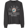 Junk Food - Womens Dolphins Flocked Raglan Crew Top