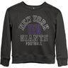 Junk Food - Girls Giants Flock Raglan Crew Fleece Top