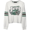 Junk Food - Womens Jets Kickoff Crop Crew Top