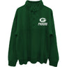 Junk Food - Mens Packers Mock 1/4 Button Up Top