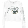 Junk Food - Womens Packers Touchdown Long Sleeve Crop T-Shirt