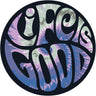 Life Is Good - Groovy Tie Dye Magnets