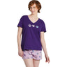 Life Is Good - Womens Heart Paw Trio Pajama Top