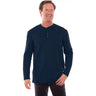 Scully - Mens Heather Rib Henley T-Shirt
