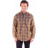 Scully - Mens Corduroy Plaid Shirt
