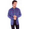 Scully - Mens Corduroy Plaid Shirt
