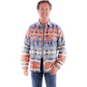 Scully - Mens Aztec Pattern Shirt-Jacket