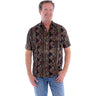Scully - Mens Short Sleeve Batik Shirt
