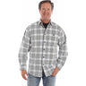 Scully - Mens Corduroy Plaid Shirt