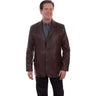 Scully - Mens Ostrich Trimmed Blazer
