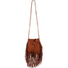 Scully - Womens Fringe Cognac Handbag