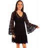 Scully - Womens Lace Dress W/Flare Sleeves