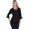 Scully - Womens Rayon 3/4 Sleeve Blouse