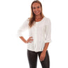 Scully - Womens Rayon 3/4 Sleeve Blouse