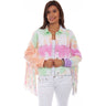 Scully - Womens Tie Dye Jacket W/Fringe
