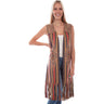 Scully - Womens Microfiber Long Serape Print Vest
