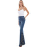 Scully - Womens Bandana Print Bell Bottom Pants