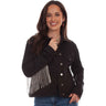 Scully - Womens Denim Jacket W/Rhinestone Fringe