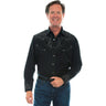 Scully - Mens Longhorn Emb Shirt