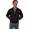 Scully - Mens Bolero Jacket W/Piping