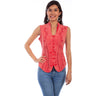 Scully - Womens Sleeveless Blouse Peruvian Cotton