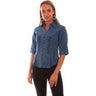 Scully - Womens 3/4 Sleeve Peruvian Cotton Blouse