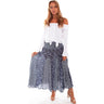 Scully - Womens Print Skirt W/Belt