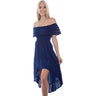 Scully - Womens Off Shoulder Hi/Lo Dress
