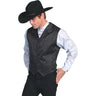 Scully - Mens Floral Stripe Jacquard Vest