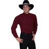 Scully - Mens Shirt W/Paisley Inset Bib