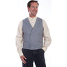 Scully - Mens Mini Herringbone Double Breasted Ves